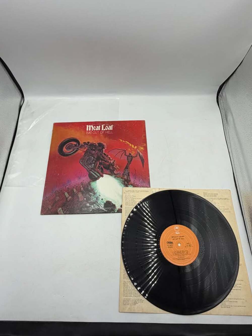 Meat Loaf – Bat Out of Hell 1977 Canadian Vinyl LP Epic PE 34974